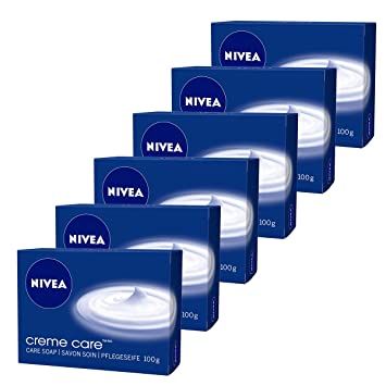 Amazon.com : Nivea Creme Care Soap Bar 100 Grams (6 Pack) : Beauty & Personal Care Bath Care, Soap Packing, Avon Skin So Soft, Antiperspirant Deodorant, Fresh Skin, Flaky Skin, Bath Soap, Dermatologist Recommended, Body Cleanser