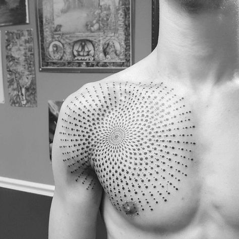 Get lost in this kaleidoscope tattoo. #mandala #dotwork #jacobdemoss #jacobdemosstattoo  #tattoosareawesome Kaleidoscope Tattoo, Tattoo Mandala, Sacred Geometry Tattoo, Geometry Tattoo, Elbow Tattoos, Sacred Geometry, Geometric Tattoo, Geometry, Tattoo Designs