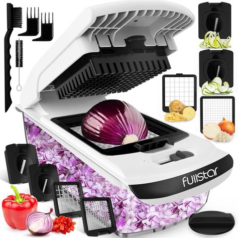 🔥 UPTO 50% OFF! Limited Time Deal! https://amzn.to/3OlplDk Fullstar Vegetable Chopper - Food Chopper - Onion Chopper - Vegetable Slicer & Spiralizer - Veggie Chopper with Container - Kitchen Gadgets - Home Essentials - Kitchen Accessories (4 in 1, White) #AffiliateLink #blackfridaydeals #blackfridaysale2024 #blackfridaydealsonline #VegetableChopper Veggie Slicer, Slicer Dicer, Spiral Vegetable Slicer, Onion Chopper, Spiralized Vegetables, Mandolin Slicer, Smitten Kitchen, Vegetable Chopper, Vegetable Slicer