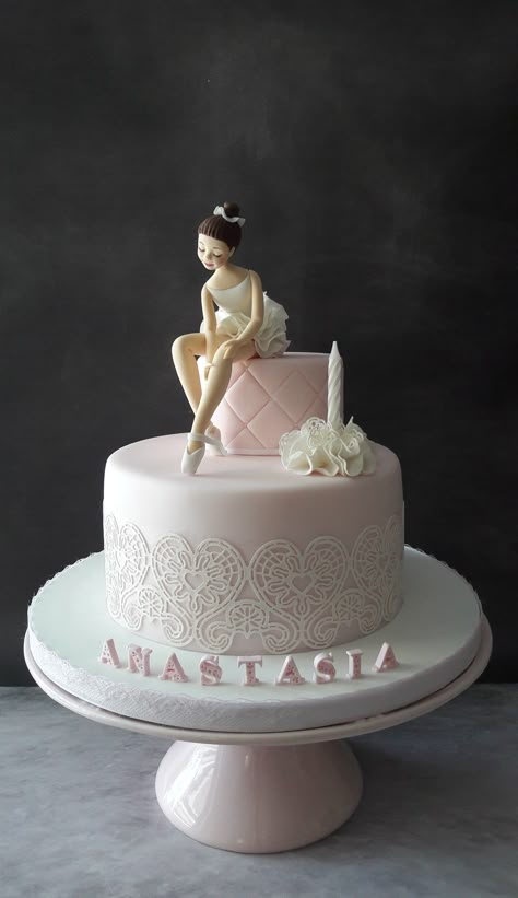 Balerina Cake For Girl, Pink Ballerina Cake, Ballet Themed Cake, Ballerina Theme Cake, Ballet Cakes Birthday, Ballerina Birthday Cakes, Ballet Cake Ideas, Ballerina Cake Ideas, Ballerina Birthday Party Cake