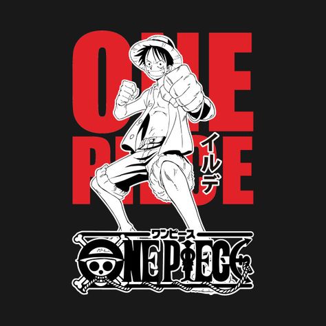 One Piece T-Shirt #fashion #clothing #clothes #tshirt #men #man #mansfashion #menswear #menstyle #tee #shirts #design #onepiece #anime #manga #pirates Luffy Cool, One Piece Logo, One Piece Monkey D Luffy, One Piece Merchandise, One Piece Shirt, Anime Tshirt, Graphic Tshirt Design, One Piece Drawing, Shirt Print Design