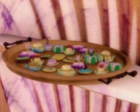 Barbie Fairytopia Art, Barbie Fairytopia Food, Barbie Foods Movies, Food From Barbie Movies, Barbie Mermaidia Aesthetic, Fairytopia Aesthetic, Barbie Mermaidia, Barbie Fairytopia Mermaidia, Barbie Foods