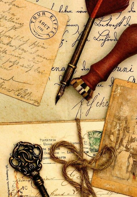 Quill And Ink, Paper Background Design, Handwritten Letters, Jolie Photo, Aesthetic Images, Mail Art, Pen And Paper, Cellphone Wallpaper, Letter Writing