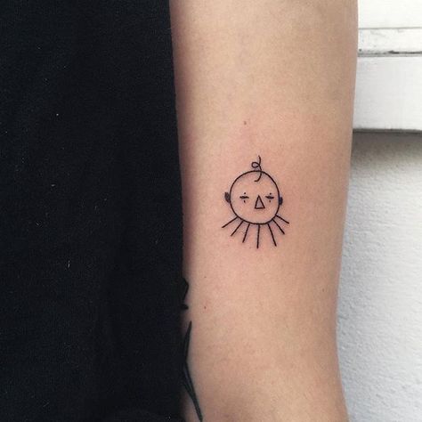 Little clown tattoo on the left arm Dumbest Tattoos, Places To Get Tattoos, Stick Poke Tattoo, Clown Tattoo, Party Tattoos, Handpoke Tattoo, Stick N Poke Tattoo, Poke Tattoo, An Arrow