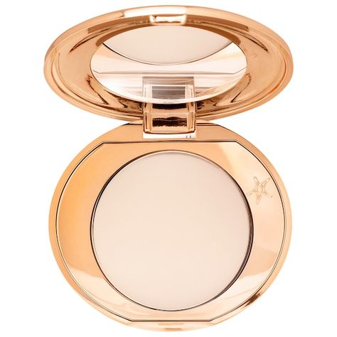 Charlotte Tilbury Airbrush Flawless Finish Setting Powder | Sephora Charlotte Tilbury Mini, Lipstick Liner, Charlotte Tilbury Makeup, Sephora Beauty, Fair Skin Tone, Color Corrector, Matte Foundation, Powder Foundation, Face Powder