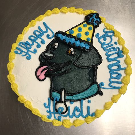 Black Lab Cake Black Lab Cake Ideas, Black Lab Cake, Black Dog Cake, Labrador Birthday Cake, Labrador Cake Topper, Happy Birthday Black Lab, Lab Dogs, Dog Cake, Animal Cakes