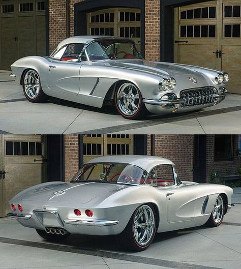 58 Corvette, 1958 Corvette, Chevrolet Corvette C1, 1962 Corvette, Vintage Corvette, Classic Corvette, Chevy Muscle Cars, Classic Cars Trucks Hot Rods, Classic Sports Cars