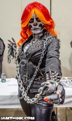 . Ghost Rider Costume, Crazy Clown, Enclosed Trailer, Rule 63, Cute Couple Halloween Costumes, Marvel Cosplay, Halloween Inspo, Fantasias Halloween, Amazing Cosplay