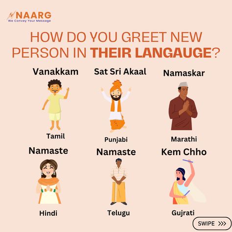 Expanding your horizons and connecting with new people has never been easier! Learn how to say 'hello' in different languages and make someone's day with a warm and friendly greeting! #languagelearning #culturaldiversity #helloinmanylanguages #punjabi #marathi #tamil #telugu #gujarat #kannada #german #germany #spanish #frenchie #translation #translationagency Learn Telugu Through Tamil, Exercise For Face Glow, Tamil Language Learning, Hello In Many Languages, Learn Tamil, How To Say Hello, Face Glow, Learn Another Language, Tamil Language