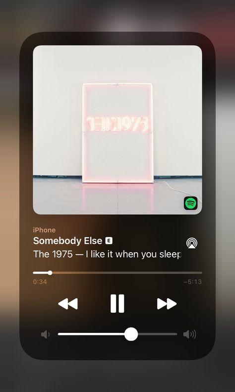 The 1975 Somebody Else, The 1975 Songs, Iphone Spotify, The 1975 Lyrics, Spotify Edit, Musica Spotify, Songs Aesthetic, Iphone Music, Exo Songs