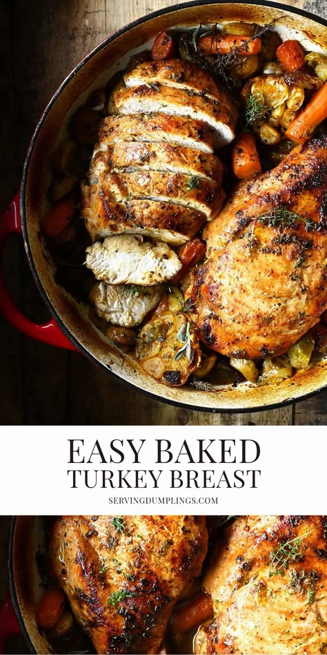 Boneless Turkey Recipes Oven, Turkey Breast Christmas Dinner, Baked Chicken For Thanksgiving, The Kitchen Turkey Breast, Cooking A Small Turkey In Oven, Barefoot Contessa Turkey Breast, Season A Turkey Breast, Thanksgiving Turkey For Two, Buttermilk Turkey Breast