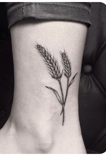 Land Tattoos, Baking Tattoo, Farm Tattoo, Wheat Tattoo, Autumn Tattoo, Country Tattoos, Landscape Tattoo, Lip Tattoos, Line Work Tattoo