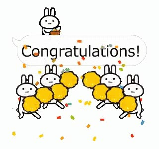 Congratulations Congrats GIF - Congratulations Congrats Celebrate - Discover & Share GIFs Congratulations Gif, Congrats Quotes, Animated Birthday Cards, Cute Miss You, Ok Gif, Congratulations Images, Animated Emojis, Afternoon Quotes, Japanese Funny