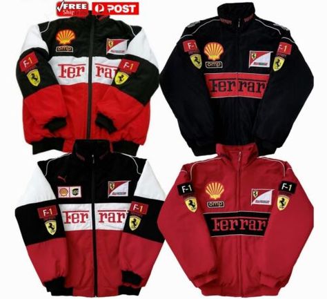 Great shopping ideas for New 2021 FERRARI Black Embroidery EXCLUSIVE JACKET suit F1 team racing, Jackets and Coats for men F1 Jacket, Cuff Embroidery, Vintage Racing Jacket, Street Style Jacket, Ferrari Jacket, Suit Man, Racing Jackets, Ferrari Racing, Pilot Jacket