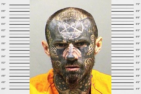 42 Most Disturbing Mugshots Ever (42 photos) Bad Face Tattoos, Tattoos Gone Wrong, Funny Mugshots, Florida Man, Mug Shot, Facial Tattoos, Tattoo Fails, Bad Tattoos, Face Tattoos