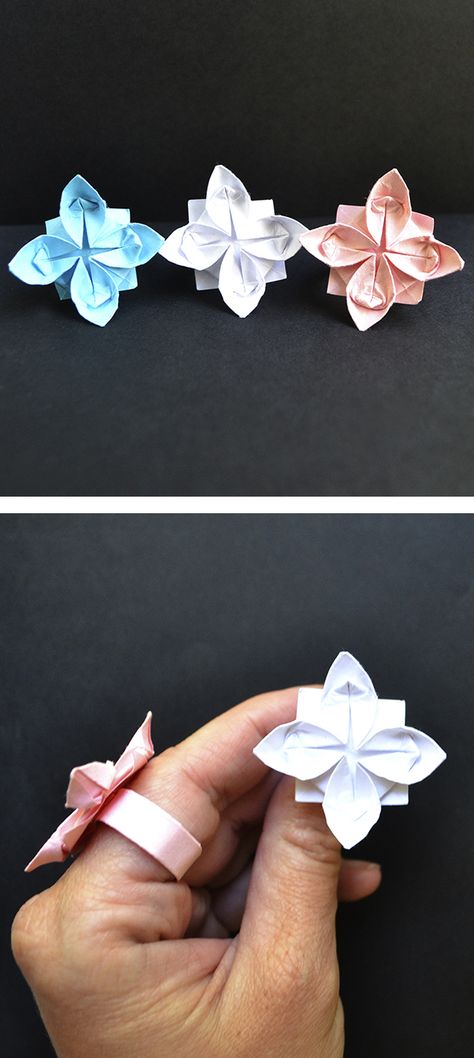 The paper ring "Flower LOTUS" is an interesting origami. We need a papaer square 6 x 6 cm, a strip for the ring 8 x 3 cm, glue. How to make the lotus (more detailed instructions) here https://youtu.be/WkfxEuMgBo8 The idea and design by Anastasia Prokuda. I wish you a pleasant viewing! Subscribe to my channel! Lotus Origami, Paper Tulips, Paper Flower Arrangements, Paper Rings, Origami Jewelry, Release Party, Paper Ring, Money Origami, Tour Outfits