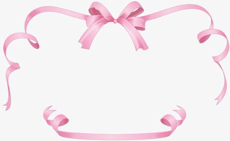 Bow Png Transparent, Bow Border, Pink Ribbon Png, Ribbon Clipart, Bow Vector, Ribbon Png, Christmas Card Crafts, Bow Png, Barbie Birthday