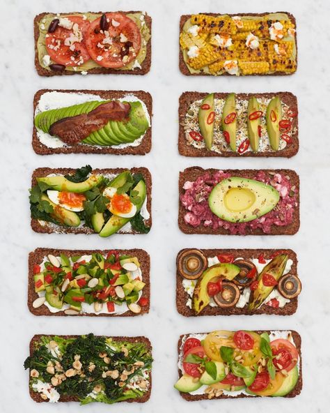 Jamie Oliver on Instagram: “Avocado on rye bread many, many delicious ways... From the classics combos of eggs, cream cheese, and spinach to more adventurous topping…” Cream Cheese And Spinach, Eggs Cream Cheese, Healthy Spring Rolls, Rye Toast, Bread Toppings, Toast Toppings, Bread Toast, Rye Bread, Many Many