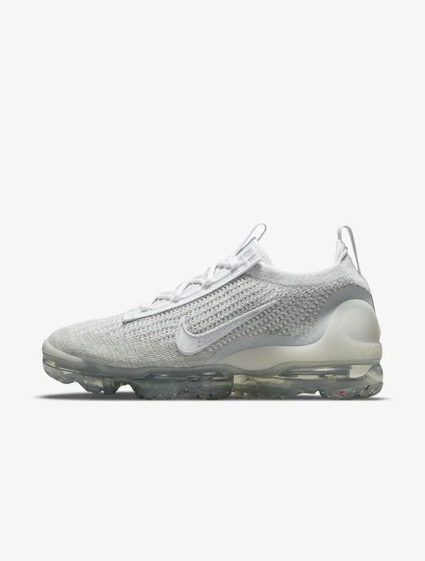 Nike Air Vapormax 2021 Fk, Nike Vapor Max, Vapor Max, Nike Air Vapormax Flyknit, Nike Vapormax, Silver Sneakers, Nike Models, Nike Vapor, Nike Air Max For Women