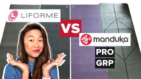 The Liforme vs the Manduka yoga mat? Is the Manduka PRO, Manduka GRP or Liforme YOUR BEST YOGA MAT? This review compares the pros and cons of the Liforme mat and compares it against the Manduka PRO and GRP series of mats. Especially if you're a fan of hot yoga - you'll want to keep watching! Bonus: I also compare it against the lululemon mat. Liforme Yoga Mat, Lululemon Mat, Yoga Background, Manduka Yoga Mat, Best Yoga Mat, Hot Yoga Mat, Hot Yoga Studio, Yoga Mat Towel, Yoga Mats Best