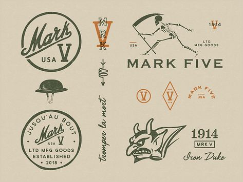 Mark V - Branding Dive Bar Logo, Dive Bar Branding, Brand Exploration, Bar Branding, Brand System, Ben Ben, Chinese Pattern, Merch Design, Bar Logo