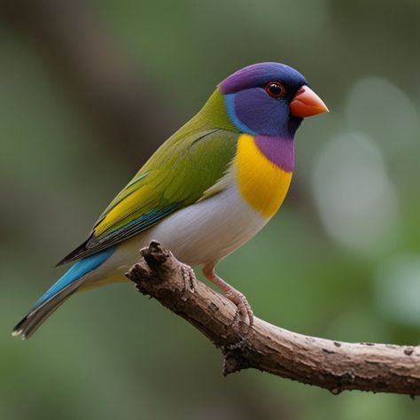 Green Finch, Northern Australia, Social Hierarchy, Gouldian Finch, Unique Facts, Green Things, Bird Photos, Head Color, Colorful Bird