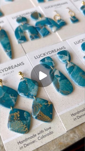 355 likes, 2 comments - luckydreamsjewelry op March 5, 2024: "I’m so excited for my watercolor launch on Sunday at 10 AM MST! Everything in my shop is 45% o..." Watercolor Jewelry, Homemade Clay, Denver Art, March 5, Polymer Clay Art, Blue Earrings, Jewelry Projects, Diy Earrings, You Tube