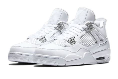 JORDANS🦋 Jordan 4 Pure Money, Red Thunder, Nike Vans, Nike Free Runners, Nike Air Jordan 4, Dr Shoes, Jordan Shoes Girls, Jordan 4s, Jordan Shoes Retro