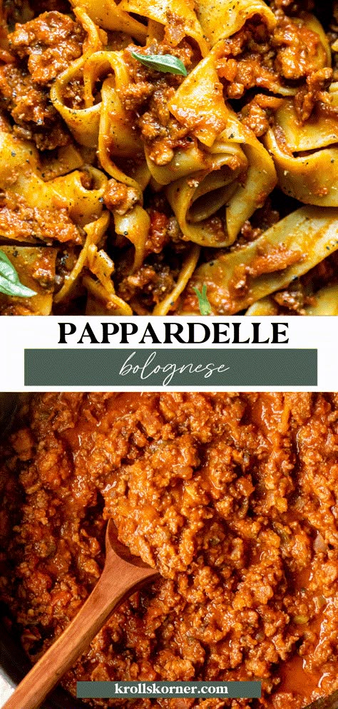 Pappardelle Bolognese, Pappardelle Pasta Recipe, Pappardelle Recipe, Best Bolognese Sauce, Ragu Recipe, Pappardelle Pasta, Bolognese Recipe, Prep Bowls, Bolognese Sauce