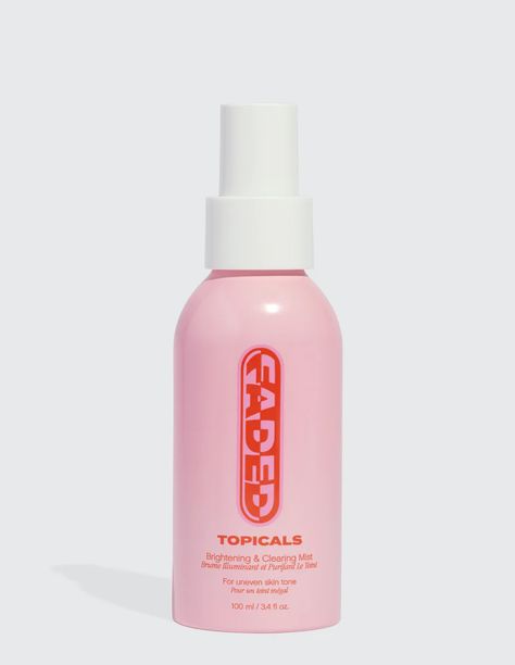 Fade Dark Spots - Faded Mist | Topicals Fade Skin, Textured Skin, Glow Skin, Tranexamic Acid, Pretty Skin Care, Fade Dark Spots, Pretty Skin, Face Mist, How To Exfoliate Skin