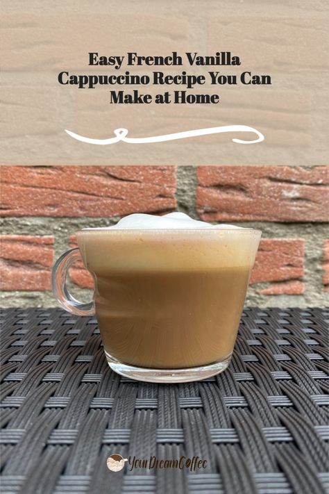 Tim Hortons French Vanilla Cappuccino Recipe, Home Made Cappuccino Recipes, Capachino Recipe Coffee Drinks, Capachino Recipe, How To Make Cappuccino At Home, French Vanilla Cappuccino Mix Recipe, French Vanilla Cappuccino Recipe, Vanilla Cappuccino Recipe, Iced Cappuccino Recipe