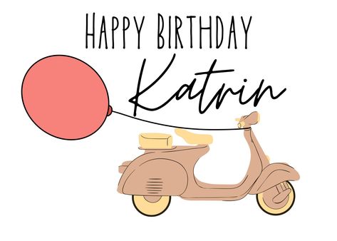 Italian Theme Party, Italy Vespa, Italian Themed Parties, Editable Birthday Cards, Thema Party, Italian Theme, Vespa Scooter, Birthday Card Template, Vespa Scooters