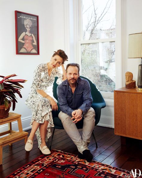 Celebrity Interiors, Peter Sarsgaard, Ornette Coleman, Elizabeth Roberts, Brooklyn Brownstone, Maggie Gyllenhaal, Louise Bourgeois, Grammy Nominations, Celebrity Houses