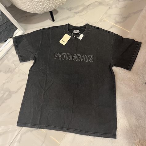 VETEMENTS Limited Edition black vintage distressed,... - Depop Distressed T Shirt, Black Vintage, Limited Editions, Limited Edition, Brand New, T Shirt, Quick Saves, Clothes, Black