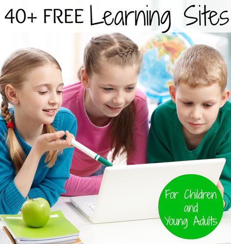 Home Education Resources, 40+ free learning sites for children and young adults! Kids Websites, Learning Sites, Curriculum Development, Children Learning, Classroom Technology, After School Program, Primary Classroom, Kids App, School Children