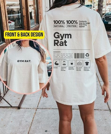 T Shirt Gym Outfit, Diy Gym Clothes, Streetwear Tshirt Design Ideas, Gym Merchandise, Gym Tshirt, Gym Sweatshirt, Streetwear Tshirt Design, Streetwear Logo, Sublimacion Ideas