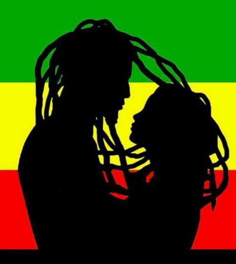 Rasta Love Is True... Rastafari Art, Rasta Art, Reggae Art, Jah Rastafari, Bob Marley Art, Afrique Art, Dreads Styles, Black Love Art, Reggae Music