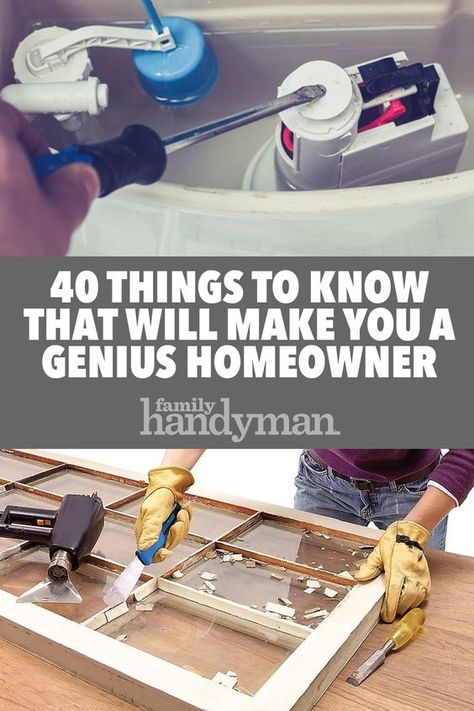 Easy Home Improvement Projects, Easy Home Improvement, Home Maintenance Checklist, House Hacks, Safari Chic, Home Fix, Up House, Family Handyman, Diy Home Repair