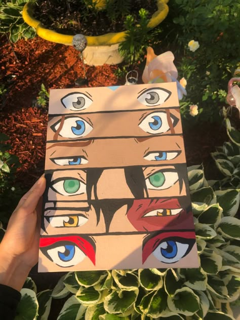 Avatar The Last Airbender Canvas Art, Avatar Painting The Last Airbender, Avatar Painting Ideas, Atla Painting Ideas, Avatar The Last Airbender Painting Ideas, Avatar Canvas Painting, Avatar Diy Ideas, Atla Painting, Avatar The Last Airbender Diy