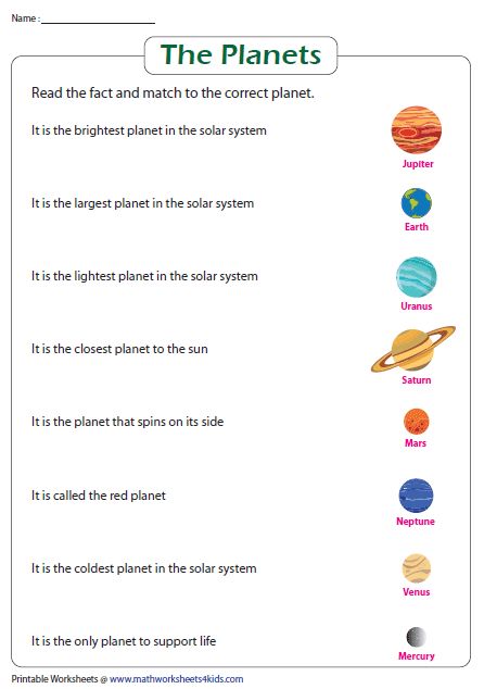 Solar System Worksheets For Kids, Evs Worksheet, Solar System Lessons, Solar System Unit, Solar System Worksheets, Solar System Activities, Earth Science Activities, Earth Science Lessons, Space Lessons