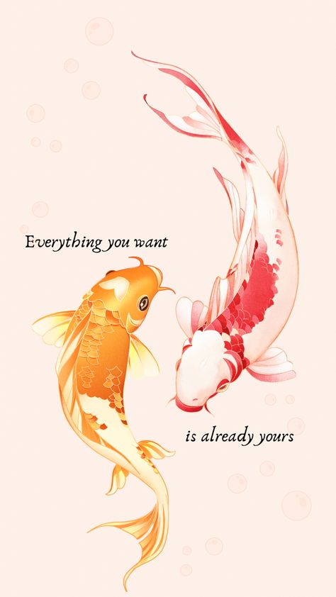 #screen #screensaver #pisces Healthiest Fish, Phone Wallpaper Pastel, Lucky Sign, Lucky Wallpaper, Chinese Wallpaper, Hope Strength, Iphone Wallpaper Lights, Koi Art, Lucky Symbols