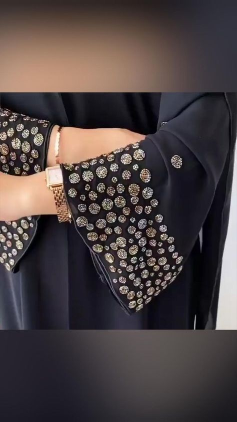 Pin by Ataraah on Abaya Collections in 2022 | Blouse casual fashion, Fashionista clothes, Fashion Black Abaya Designs, Abaya Designs Latest, Girls Dresses Sewing, Hand Beaded Embroidery, Hand Embroidery Dress, Blouse Casual Fashion, Pakistani Fashion Party Wear, Mode Abaya, Modest Dresses Casual