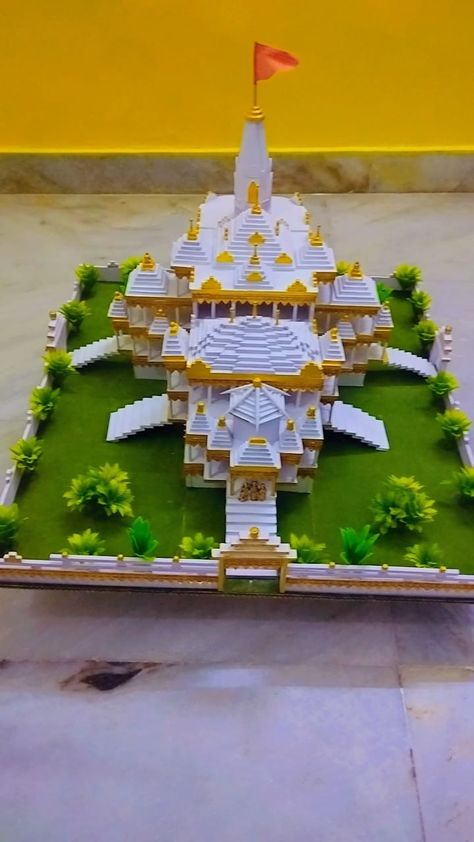 Ayodhya Ram Mandir, Ayodhya Ram, Ganpati Decoration, Ram, Amigurumi, Quick Saves, Art