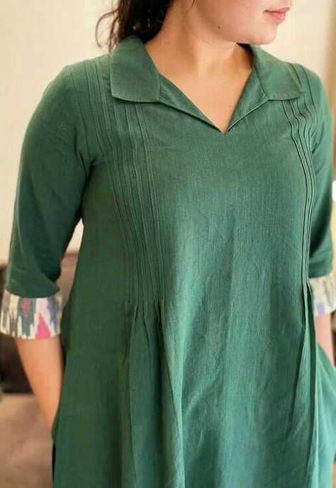 Plain Kurta Designs For Women Latest, Cotton Plain Kurti Designs, Cut Sleeves Kurti Design, Plain Linen Kurti Designs, Plain Cotton Kurti Designs Latest, Linen Kurti Designs Latest, Plain Kurti Designs Latest, Plain Fabric Kurti Design, Khadi Kurta Designs