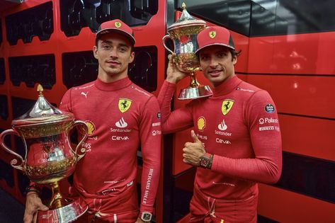 Charles Leclerc And Carlos Sainz, Bahrain Gp, Red Race, Dirty Air, German Girl, Formula Racing, Sport Player, Days Like This, Richard Mille