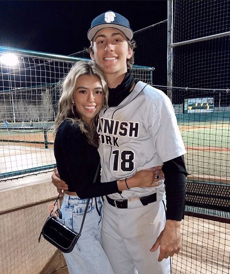 pretty couple, pretty boy, baseball boyfriend, baseball couple, baseball boy. pic creds: @ashlundjade on insta After Baseball Game Pictures Couples, Baseball Picture Ideas Couples, After Game Couple Pictures, Cute Baseball Couples Pictures, Baseball And Dancer Couple, Baseball Gf Aesthetic, Baseball Couples Pictures, Baseball Gf Pictures, Baseball Boyfriend Pictures