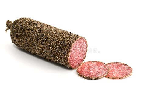 Peppered salami sausage and slices. Peppered salami sausage with slices isolated #Sponsored , #Advertisement, #Advertisement, #salami, #slices, #sausage, #Peppered Healthy Food To Eat, Italian Sausages, Irish Foods, Weiners, Food To Eat, Irish Recipes, White Image, Italian Sausage, Sausages