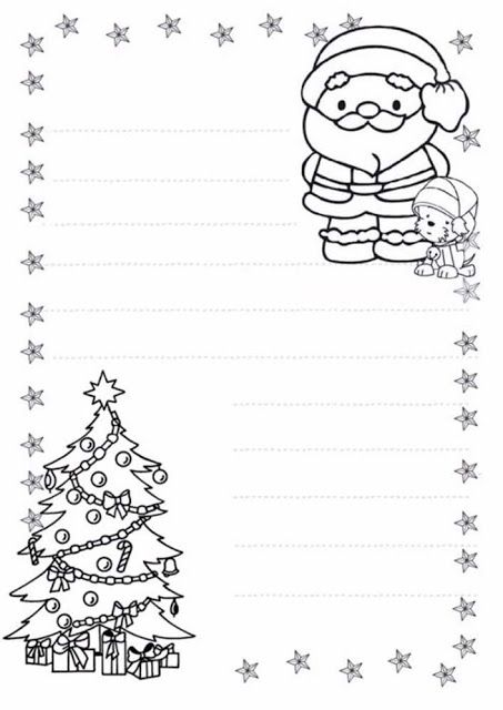 Christmas Booth, Santa Letter Template, Free Printable Stationery, Christmas Worksheets, Letter To Santa, Christmas Embroidery Designs, Christmas Stationery, Christmas School, Christmas Drawing