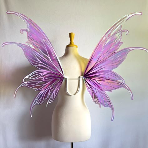 Purple Fairy Ren Faire, Purple Fairy Cosplay, Purple Fairy Aesthetic Outfit, Fairy References, Fairy Costume Purple, Tinkerbell Costume Kids, Pink Fairy Aesthetic, Purple Fairy Costume, Purple Rave Outfit