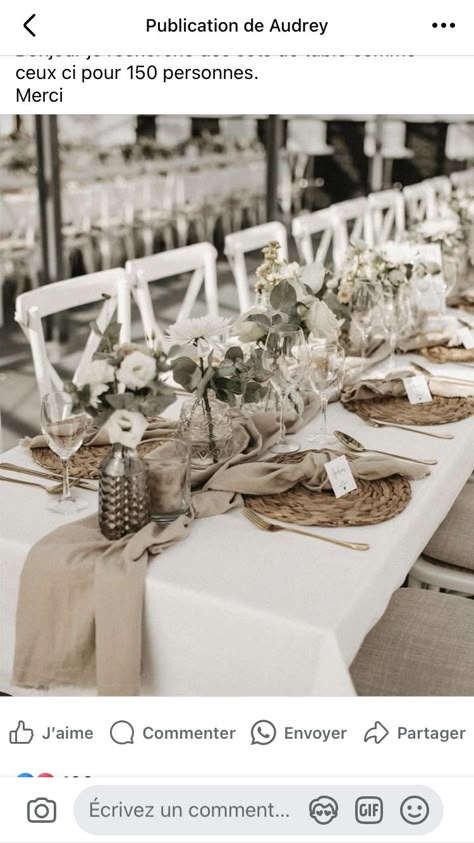 Beige And Green Wedding Decor, Boho Wedding Table Flowers, Antique Wedding Table Decor, August Wedding Table Decor, Beige Wedding Table Decor, Wedding Decorations Beige, Table Setting Ideas Wedding, Reception Tables Wedding, Beige Wedding Theme